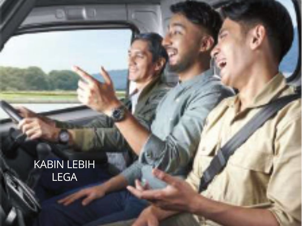 Kabin Suzuki Carry lebih lega untuk tiga orang