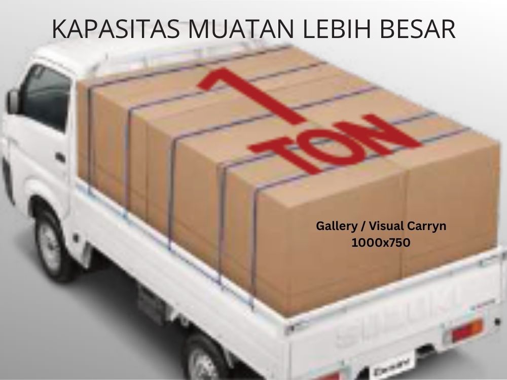 Kapasitas muatan Suzuki Carry lebih besar